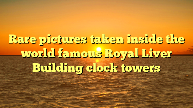 Rare pictures taken inside the world famous Royal Liver Building clock towers 